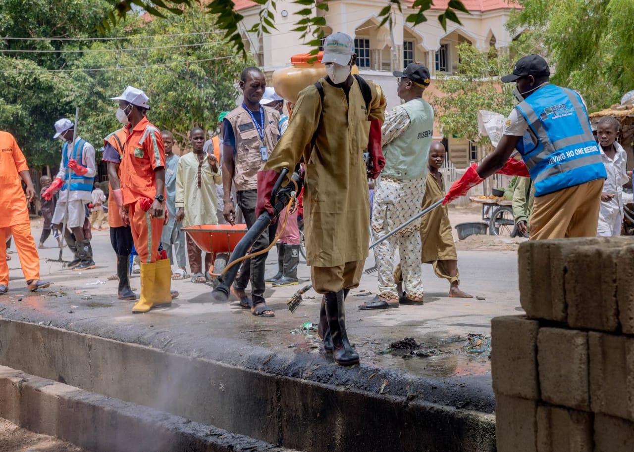 HHI-led community sanitation exercise in Maiduguri